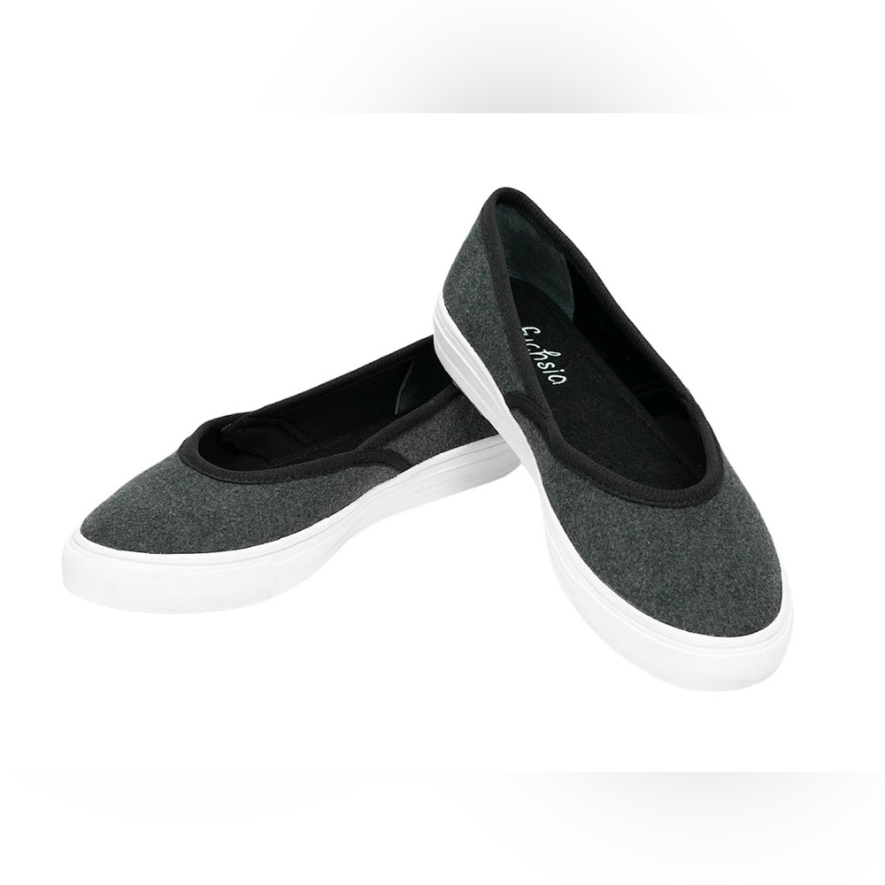 Fuchsia Merino Wool Womens Slip on Sneakers Handmade Women